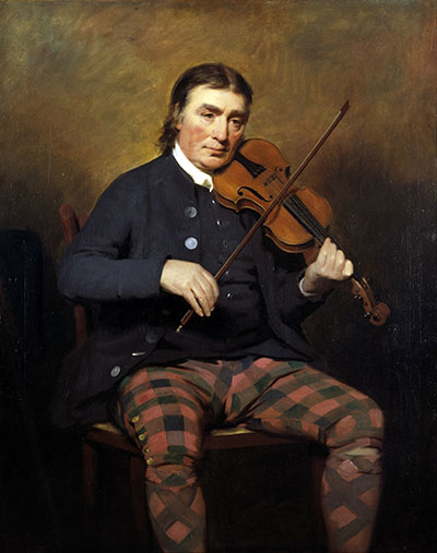 Sir Henry Raeburn - Niel Gow 1727 - 1807 Violinist and composerמוסיקה מוזיקה